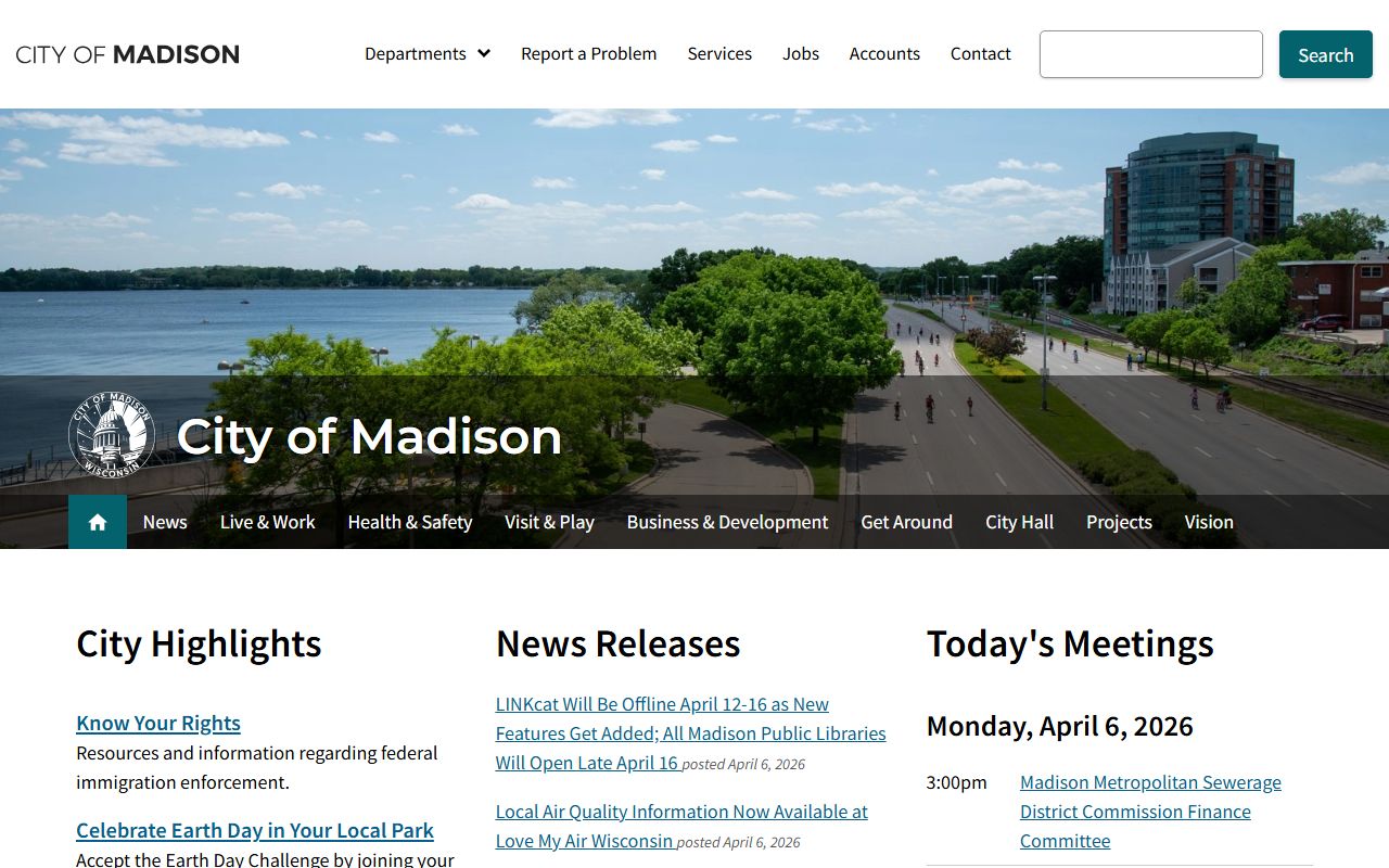 Madison Birth Records on the City of Madison official page