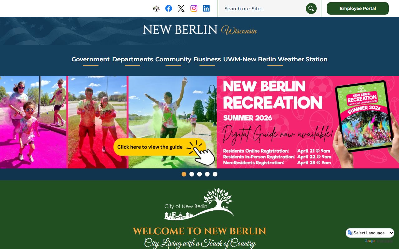 New Berlin official city website