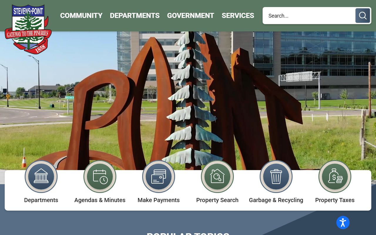 Stevens Point official city website