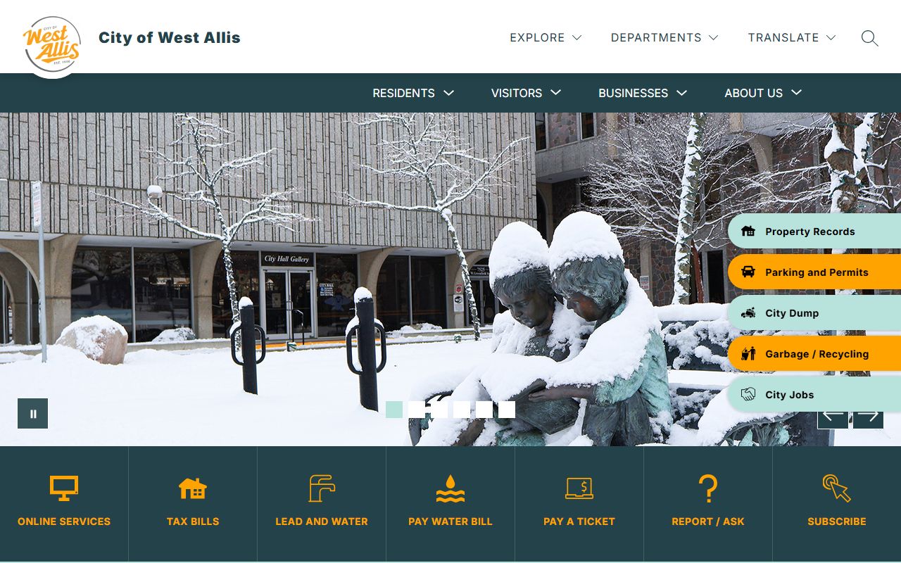 West Allis Birth Records on the City of West Allis official website