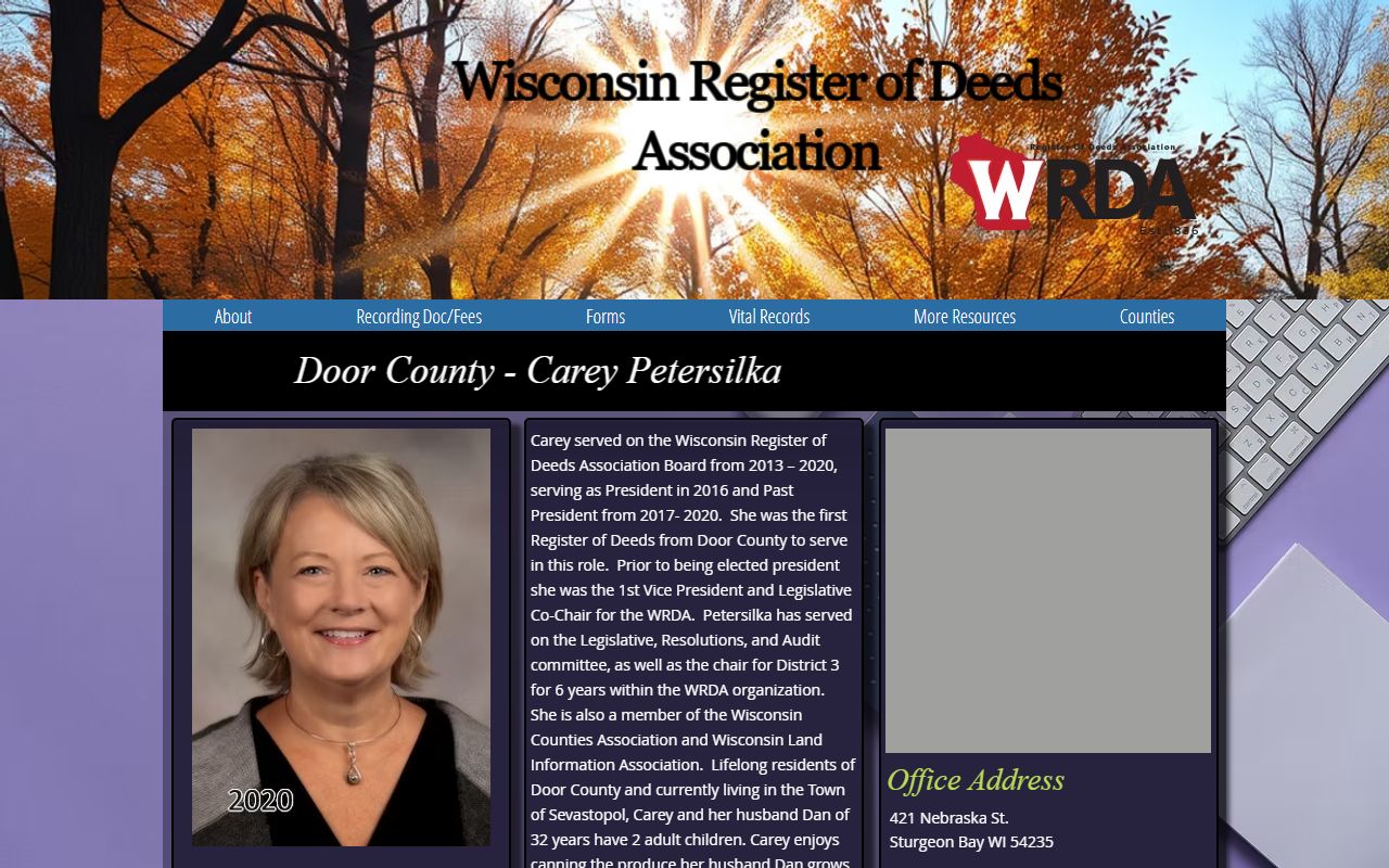 Door County Birth Records WRDA county profile