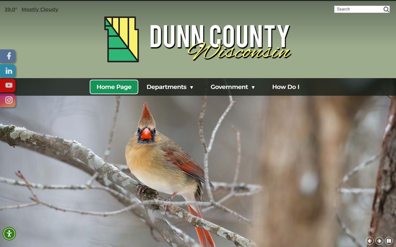 Dunn County Birth Records official county website