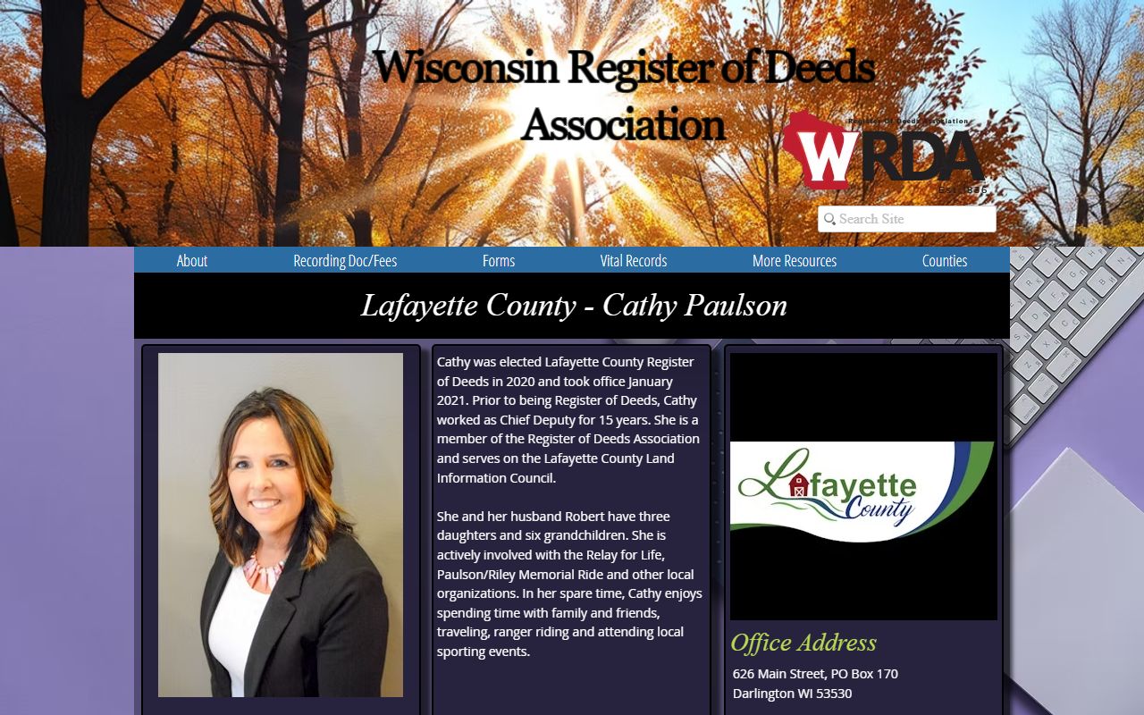 Lafayette County Birth Records WRDA county profile