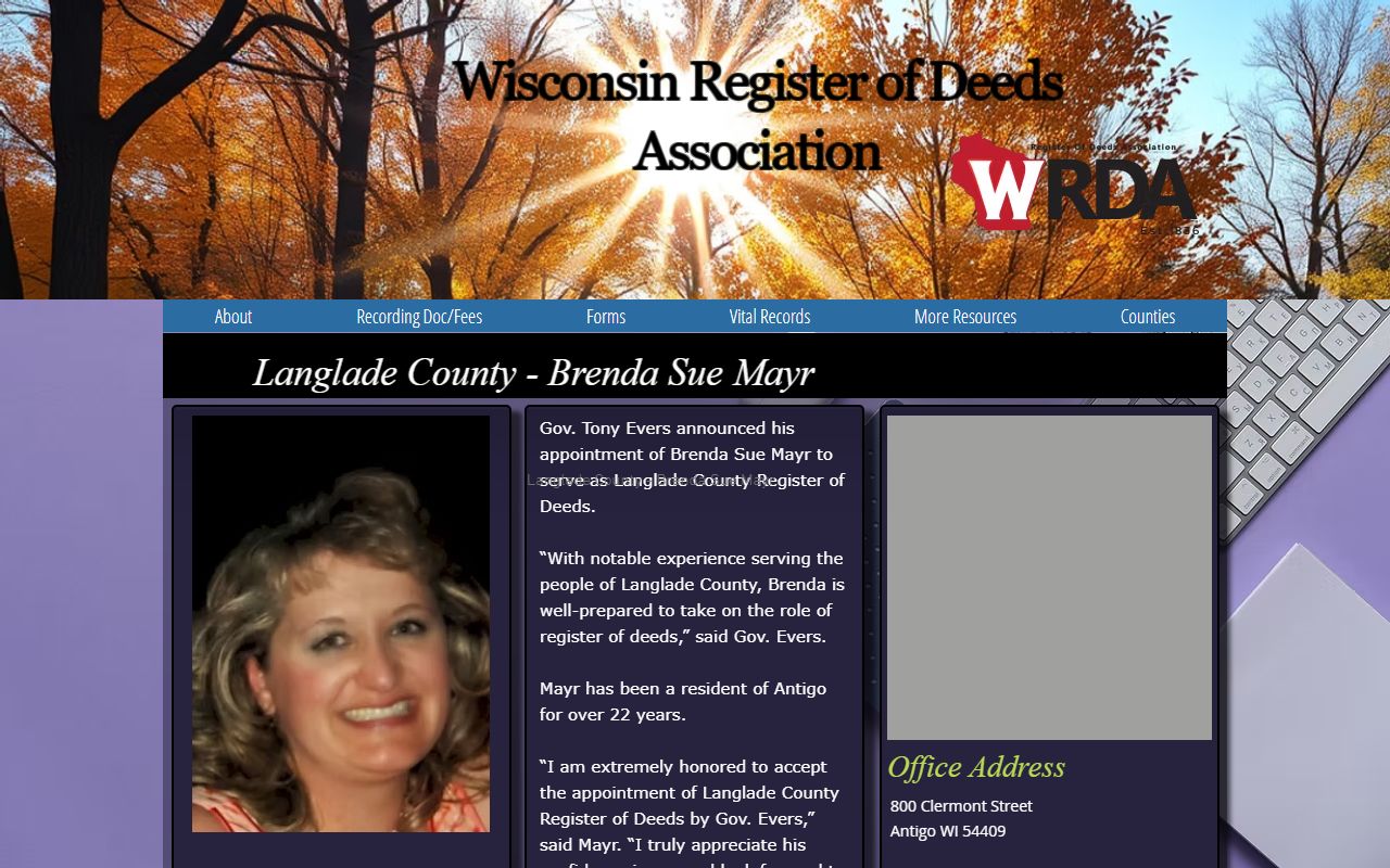 Langlade County Birth Records WRDA county profile