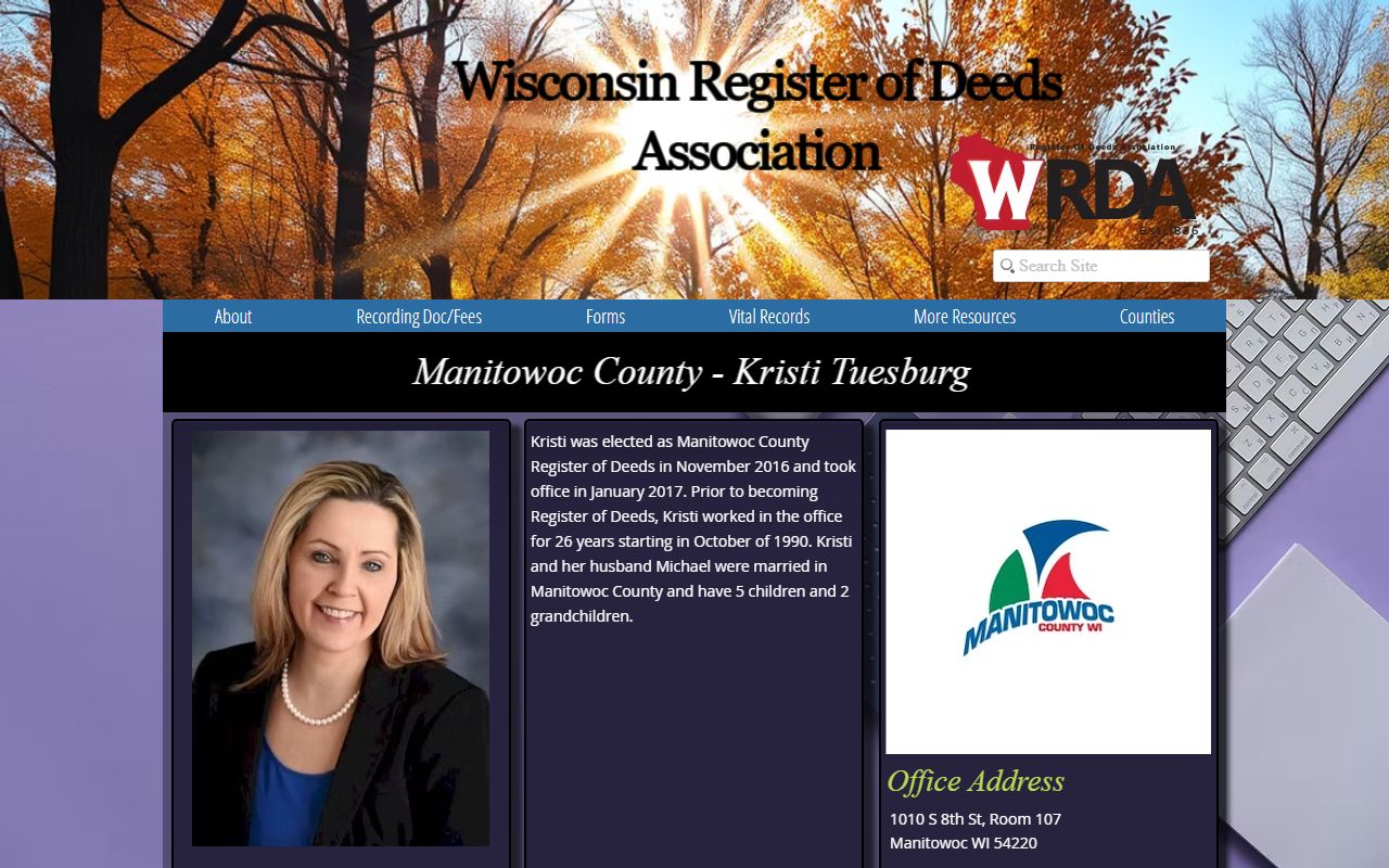 Manitowoc County Birth Records WRDA county profile