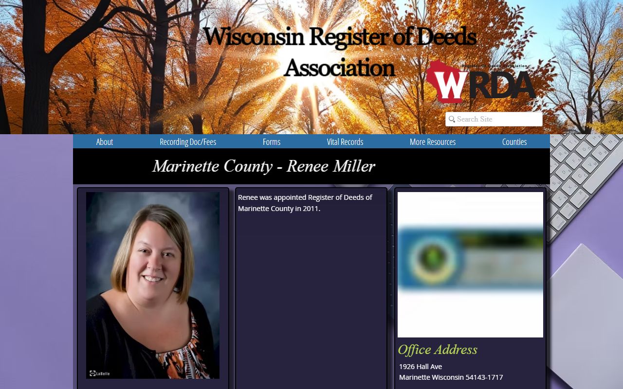 Marinette County Birth Records WRDA county profile