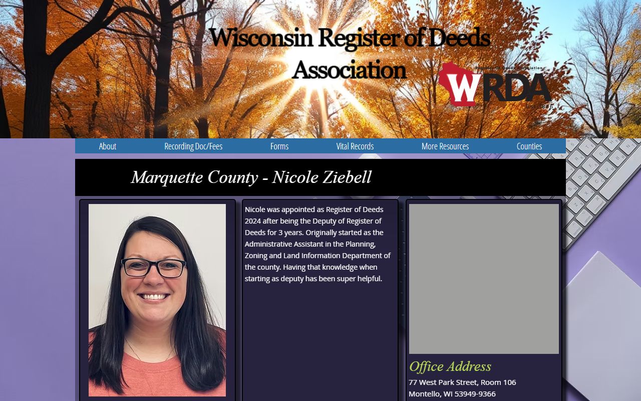 Marquette County Birth Records WRDA county profile