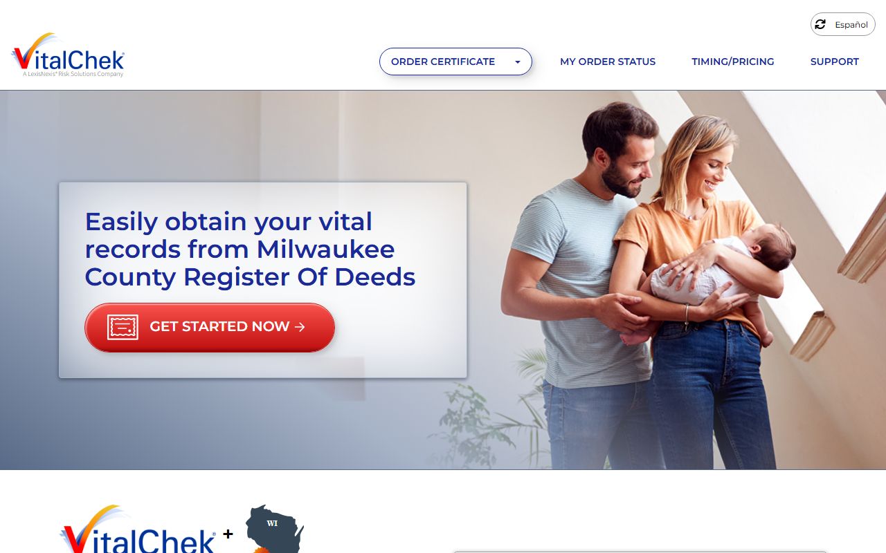 Milwaukee County Birth Records VitalChek service