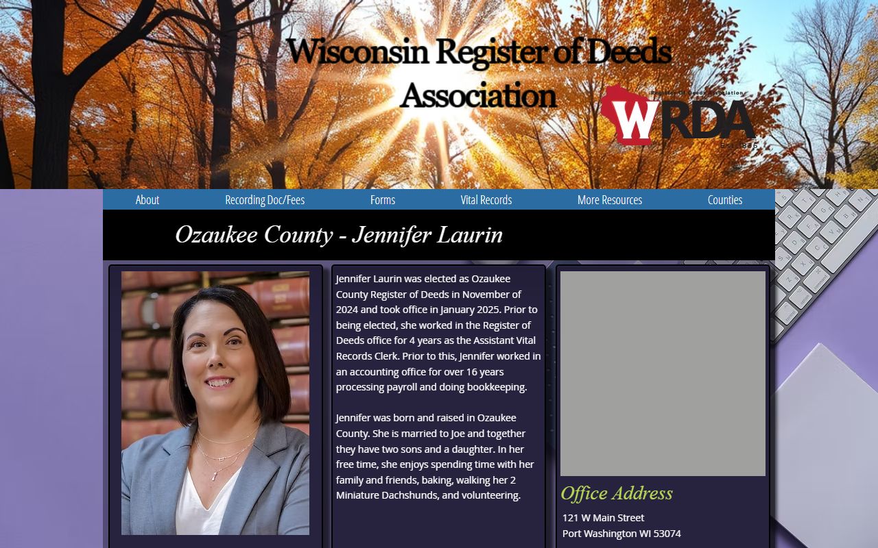 Ozaukee County Birth Records WRDA county profile