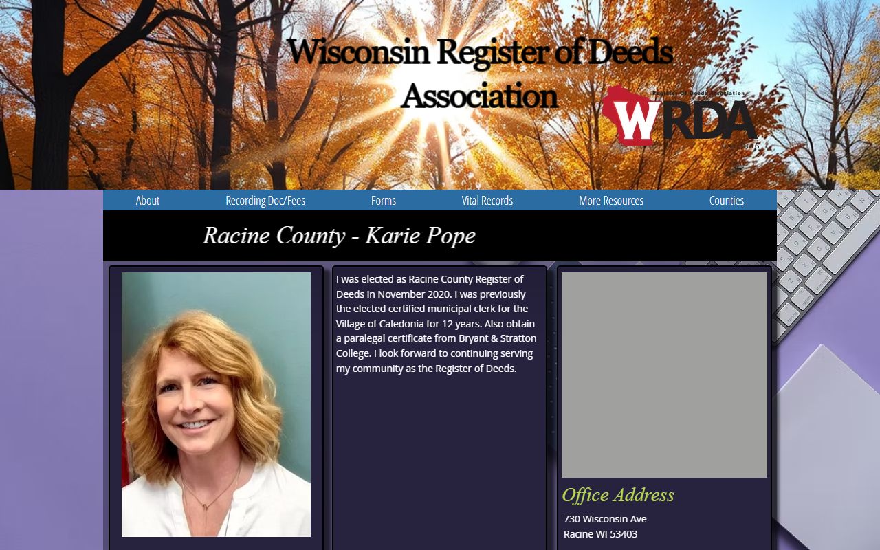 Racine County Birth Records WRDA county profile