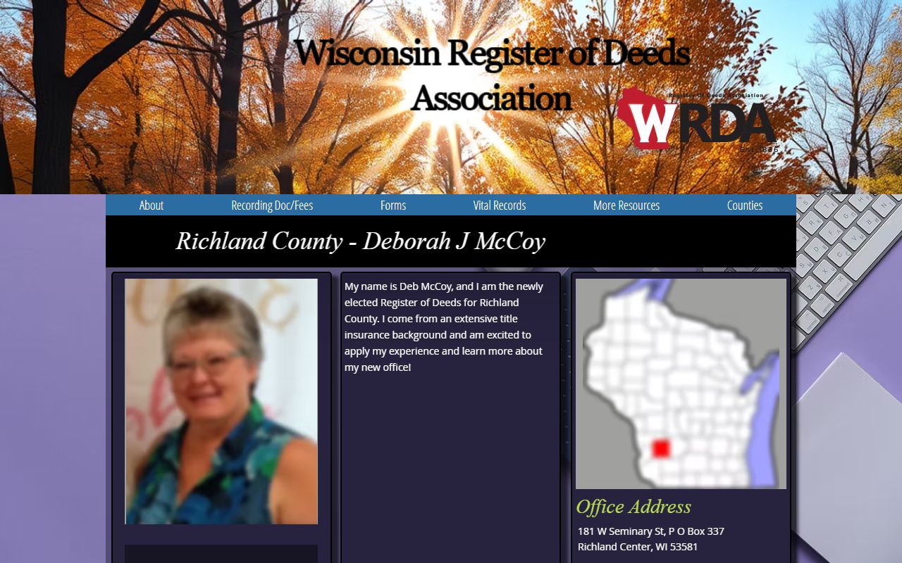 Richland County Birth Records WRDA county profile