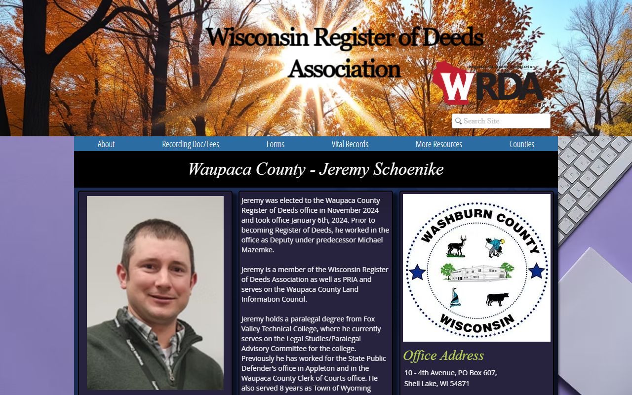 Waupaca County Birth Records WRDA county profile